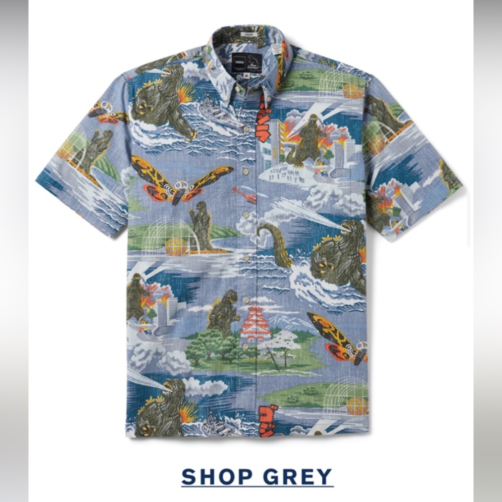 ISO: reyn spooner Godzilla men's shirt
